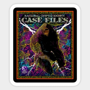 Power Sasquatch Comic Energy Bigfoot National Cryptid Society Case Files Sticker